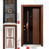 PVC KABARTMA PANEL ÇELİK KAPILAR CKR208