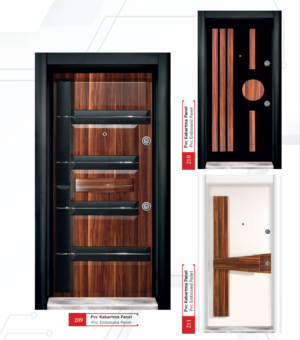 PVC KABARTMA PANEL ÇELİK KAPILAR CKR209
