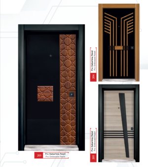 PVC KABARTMA PANEL ÇELİK KAPILAR CKR203